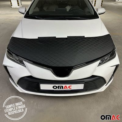2019-2023 Ford Ranger Car Bonnet Mask Hood Bra Diamond Half Black