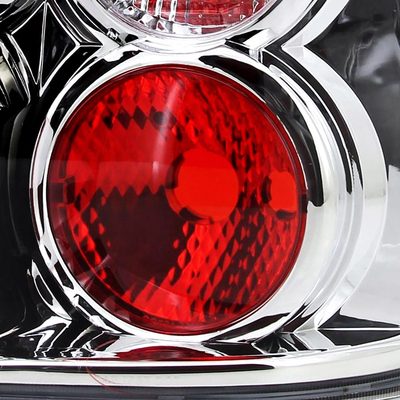 2004-2009 Hyundai Tucson Tail Lights Chrome Housing/Clear Lens
