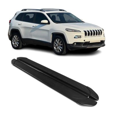 2014-2023 Jeep Cherokee Nerf Bar Side Step Running Boards Alu 2x