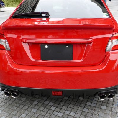 2011-2021 Subaru Impreza WRX STI F1 Style LED 3rd Brake Light Chrome/Red Lens