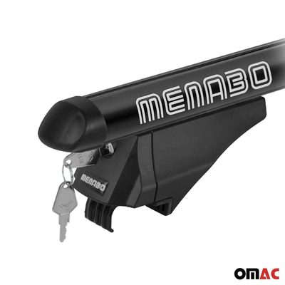 2016-2018 Audi A3 Sportback e-tron Roof Rack Cross Bars Silver Luggage Carrier