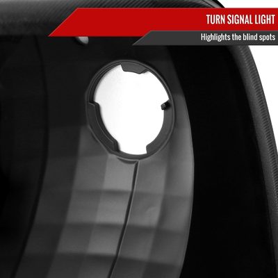1993-1997 Ford Ranger Factory Headlights Corner Lights&Amber Reflector Black