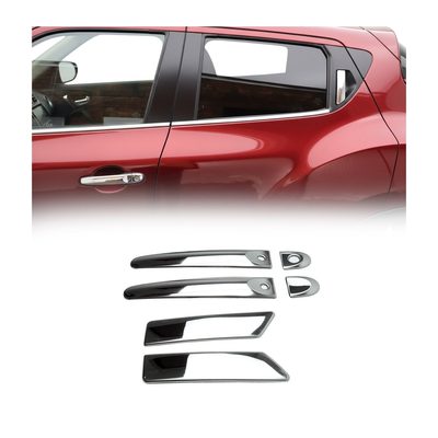 2011-2017 Nissan Juke Car Door Handle Cover Protector Stainless Steel Chrome Keyless