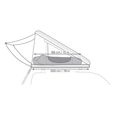 Thule Basin Wedge Casa de Campaña con Cubierta Rigida