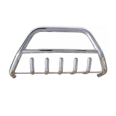 2018-2024 VW Tiguan II Bull Bar Push Front Bumper Grille S.Steel Silver 1 Pc