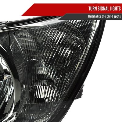 2001-2005 Lexus IS300 Factory Style Crystal Headlights Chrome/Smoke Lens