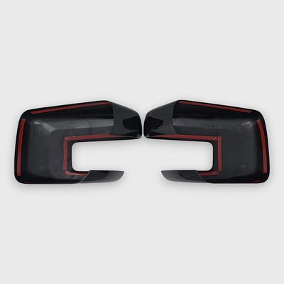 2021-2024 Ford F-150 Mirror Cover Caps Gloss Black 2Pcs ABS Plastic