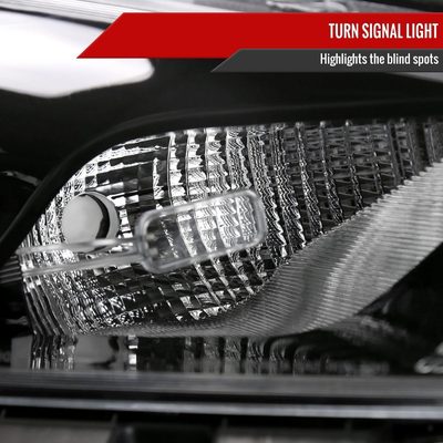 2013-2016 Dodge Dart Factory Headlights High/Low Beam - Passenger Side Black