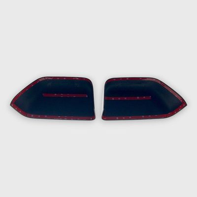 2017-2022 Ford F-250/350/450/550 Mirror Cover Caps Gloss Black 2Pcs ABS Plastic
