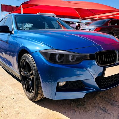 2012-2015 BMW F30 3 Series Sedan Dual U-Bar Headlights LED Signal Lights Smoke
