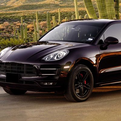 For Porsche Macan 2014-2022 Front Bumper LED Side Marker Turn Signal Lights Chrome Housing Clear Lens