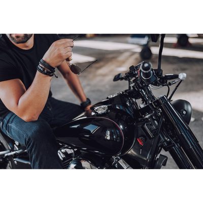 WASH&WHIPS MotoPro Motorcycle Detailing Kit - Bug Remover, Leather Care, Ceramic Spray