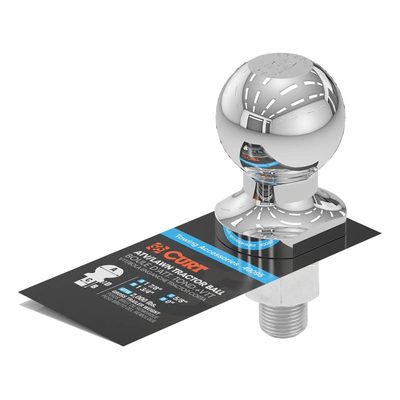 1-7/8" ATV Tow Ball - Lawn Tractor Hitch Ball (2,000 lbs., Chrome)