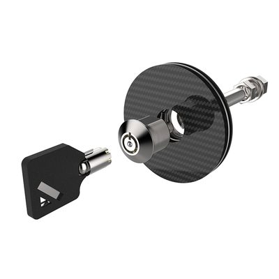Universal Racing Style 2.5" Carbon Fiber Hood Lock Latch Pins w/ Keys