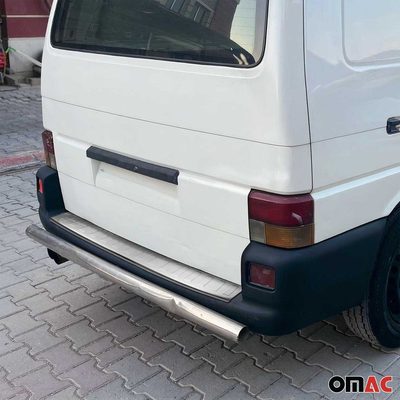1993-2003 VW Eurovan Rear Bumper Guard + Door Sill Cover Chrome Set S.Steel