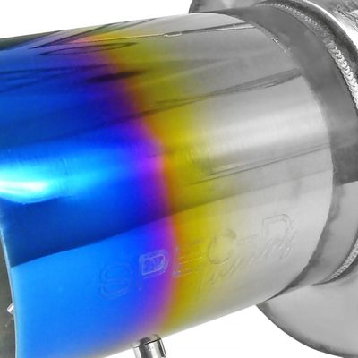 1992-1995 Honda Civic Hatchback T-304 Steel N1 Catback Exhaust Burnt Tip