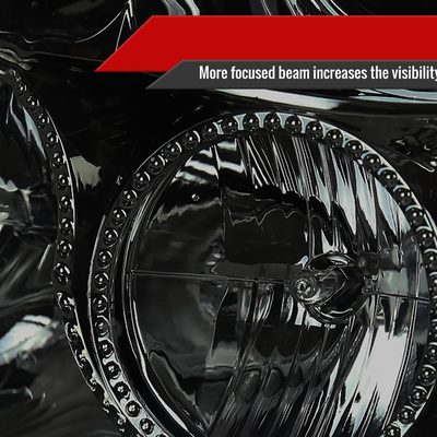 2008-2014 Cadillac CTS SMD LED Light Strip Projector Headlights Chrome/Smoke