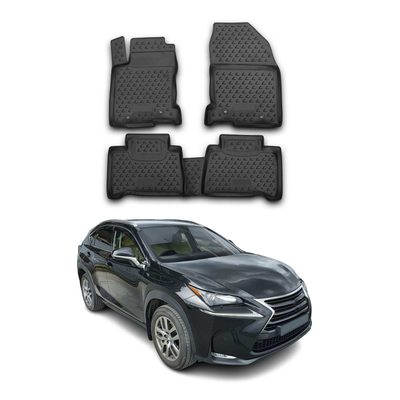 2018-2023 Lexus NX 300 Floor Mats Liners Full Set All Weather Black