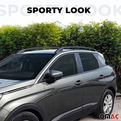 2019-2021 Honda CR-V Roof Rack Rails Side Rails AluminiumBlack 2 Pcs