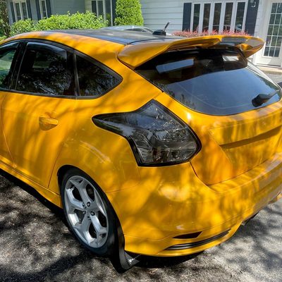 2012-2014 Ford Focus Hatchback LED Tail Lights Chrome Housing/Smoke Lens