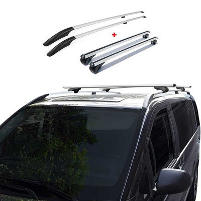 2004-2010 VW Touareg Roof Racks & Roof Rack Rails Silver