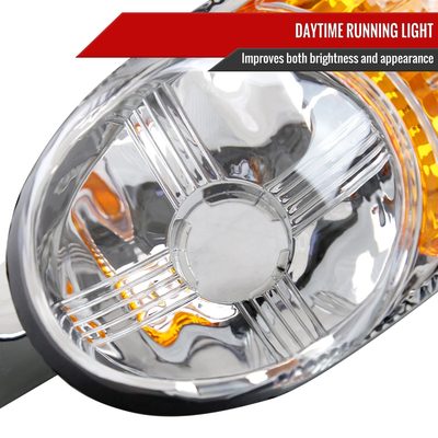 1999-2006 GMC Sierra 1500/2500/3500 Yukon/ XL Headlights&Bumper Lights Chrome