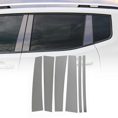 2006-2009 Land Rover Range Rover Sport Window B Pillar Posts Door Trim Stainless Steel