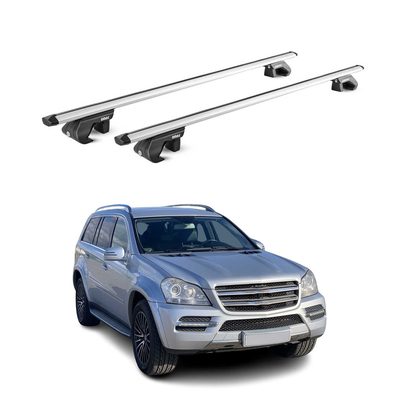2007-2012 Mercedes GL Class X164 Roof Rack Cross Bars Silver