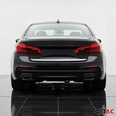 2017-2023 BMW 5 Series G30 Sedan Rear Trunk Lid Molding Trim Stainless Steel