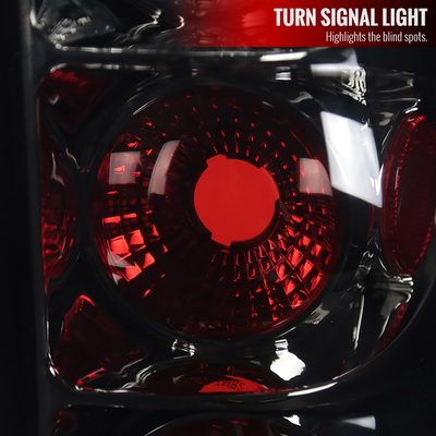 2003-2006 Chevrolet Silverado Tail Lights Chrome Housing/Smoke Lens