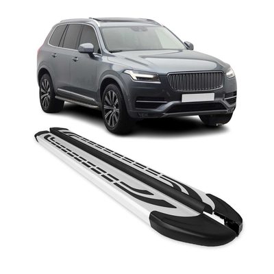 2016-2026 Volvo XC90 Running Boards Side Steps Silver