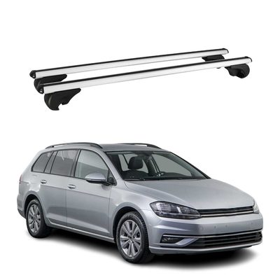 2015-2019 VW Golf Sportwagen Roof Rack Cross Bars Silver
