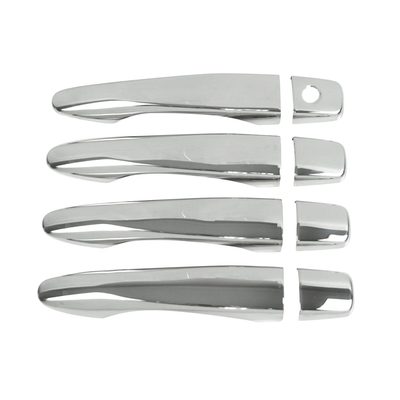 2018-2024 Nissan Kicks Car Door Handle Cover Protector Stainless Steel Chrome 8 Pcs