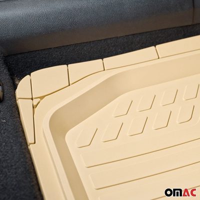 OMAC Floor Mats & Cargo Liners Universal for Cars SUV Beige