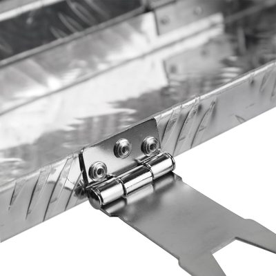 Universal 20" Heavy Duty Silver Aluminum Tool Box w/ Lock & Keys