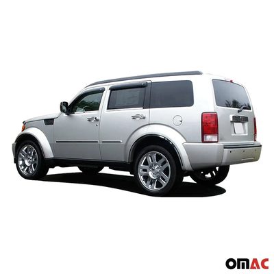2007-2011 Dodge Nitro Rear Bumper Accent 1Pc Stainless Steel Silver