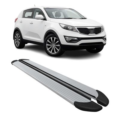 2011-2016 Kia Sportage Running Boards Side Steps Silver