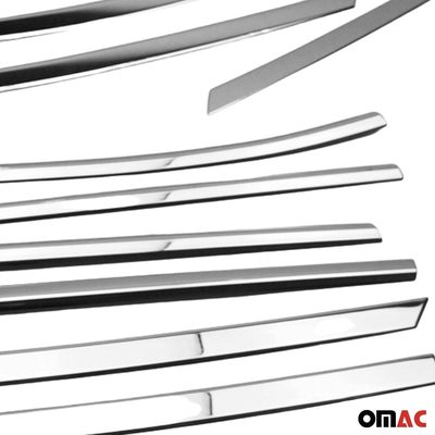2010-2015 Hyundai Tucson Window Molding Trim Streamer Stainless Steel Silver 10 Pcs