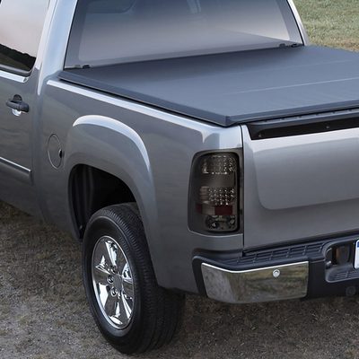 2007-2014 GMC Sierra LED Tail Lights Chrome Housing/Smoke Lens