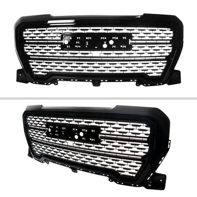 2019-2020 GMC Sierra 1500 Glossy Black ABS Mesh Grille