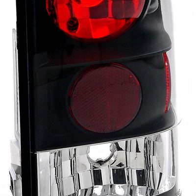 2004-2015 Nissan Titan Tail Lights Matte Black Housing/Clear Lens