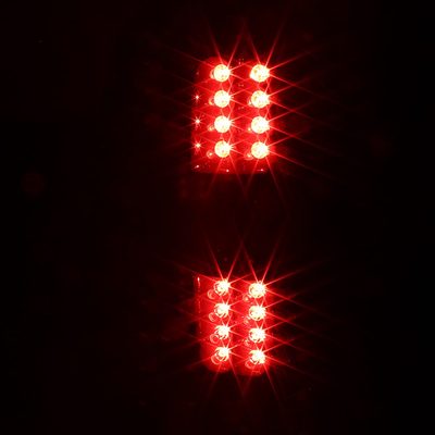 2007-2012 Chevy Avalanche LED Tail Lights Glossy Black Housing/Smoke Lens