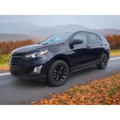 2018-2021 Chevrolet Equinox Wheel Cover Hubcaps Set Gloss Black 8Pcs ABS Plastic