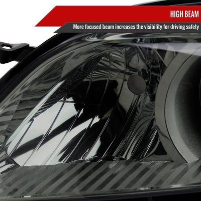2011-2020 Toyota Sienna Projector Headlights Chrome Housing/Smoke Lens