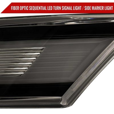 For Porsche 911 991/981 718 2011-2019 LED Turn Signal Smoke With Sequential