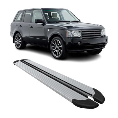 2003-2012 Land Rover Range Rover Running Boards Side Steps Silver