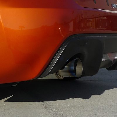 Apexi N1 Style 2.5" Inlet Exhaust Muffler - 4" Burnt Blue Tip