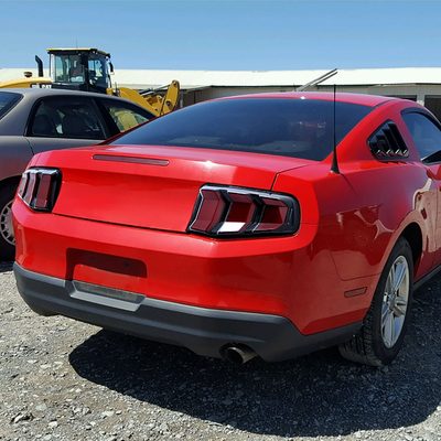 2010-2012 Ford Mustang Sequential LED Tail Lights Jet Black/Clear Lens