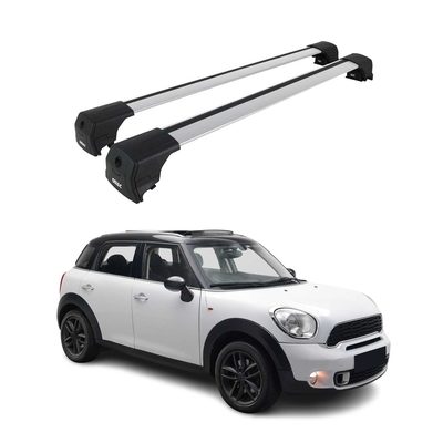 2011-2016 Mini Cooper Countryman R60 Roof Rack Cross Bars Silver