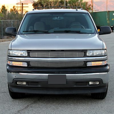1999-2002 Chevy Silverado/ 00-2006 Tahoe Suburban LED Bumper Lights Chrome